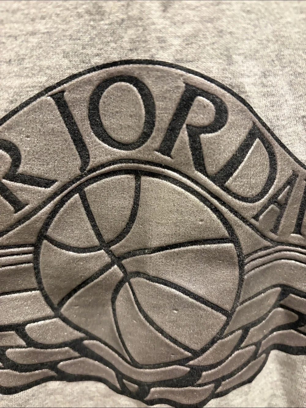 Jordan Brand Retro 1 Gray Short Sleeve Air Jordan 1 Wings Logo Tee size L
